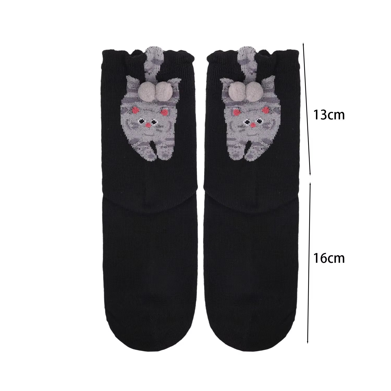 16 Style Funny 3D Cat Dog Animal Print Mid-Tube Socks Cotton Harajuku Floor Sock Casual Soft Cats Egg Hosiery for Couple Gifts